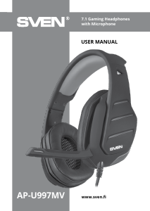 Manual Sven AP-U997MV Headset