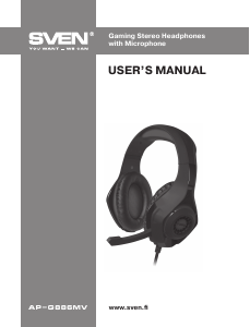 Handleiding Sven AP-G886MV Headset