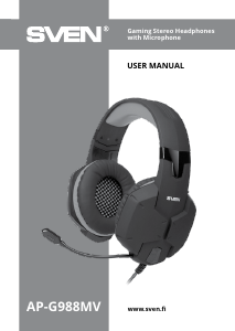 Manual Sven AP-G988MV Headset