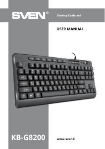 Manual Sven KB-G8200 Keyboard