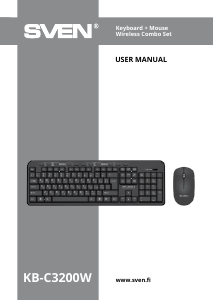 Manual Sven KB-C3200W Keyboard