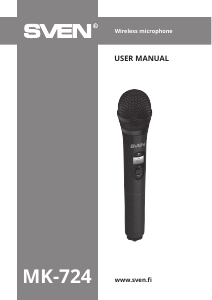 Manual Sven MK-724 Microphone
