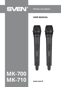 Manual Sven MK-710 Microphone