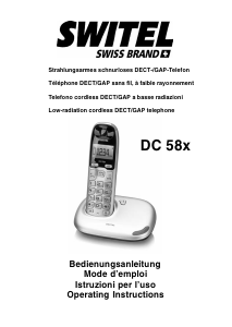 Bedienungsanleitung Switel DC581 Schnurlose telefon