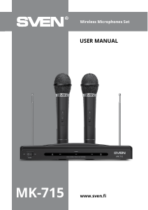 Manual Sven MK-715 Microphone