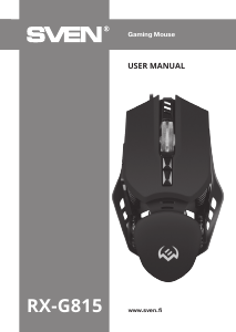 Handleiding Sven RX-G815 Muis