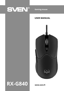 Manual Sven RX-G840 Mouse