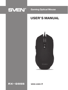 Manual Sven RX-G955 Mouse