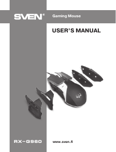 Manual Sven RX-G960 Mouse