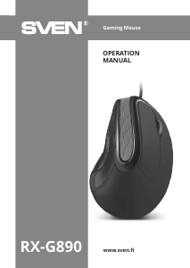 Manual Sven RX-G890 Mouse