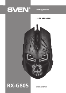 Руководство Sven RX-G805 Мышь