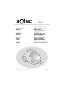 Mode d’emploi Solac AS3242 Apollo Cyclonic A Aspirateur