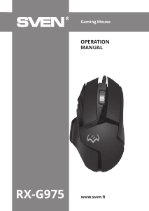 Manual Sven RX-G975 Mouse