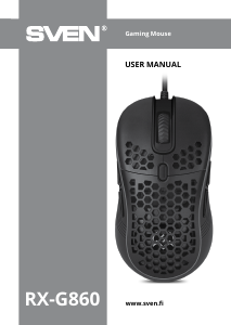 Manual Sven RX-G860 Mouse