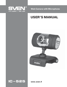 Manual Sven IC-525 Webcam