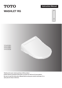 Manual TOTO TCF34270GEU Toilet Seat