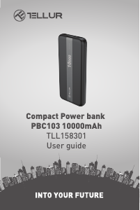 Manual Tellur TLL158301 Portable Charger