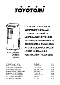 Manuale Toyotomi TAD-2235E Condizionatore d’aria