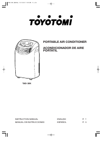 Handleiding Toyotomi TAD-30K Airconditioner