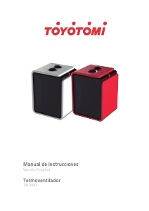 Manual de uso Toyotomi TM1800 Calefactor