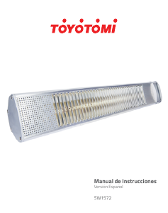Manual de uso Toyotomi SW1572 Calefactor