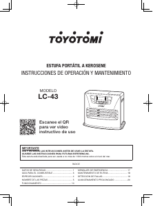 Manual de uso Toyotomi LC-43 Calefactor