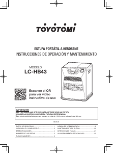 Manual de uso Toyotomi LC-HB43 Calefactor