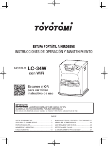 Manual de uso Toyotomi LC-34W Calefactor
