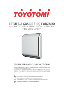 Manual de uso Toyotomi TF-GH30 Calefactor