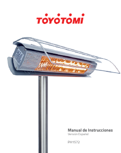 Manual de uso Toyotomi PH1572 Calentador exterior