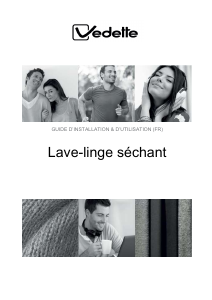 Mode d’emploi Vedette LSFVQ184W-01 Lave-linge séchant