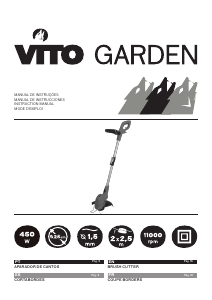 Handleiding Vito VIAC450A Grastrimmer