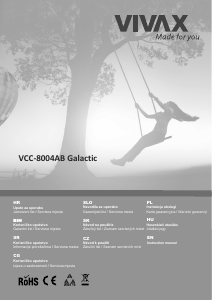 Instrukcja Vivax VCC-8004AB Galactic Odkurzacz