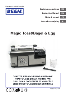 Manual Beem Magic Toast B5.001 Toaster
