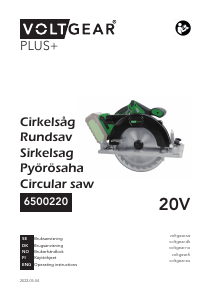 Manual Voltgear 6500220 Circular Saw
