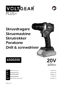 Bruksanvisning Voltgear 6500200 Drill-skrutrekker