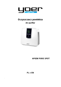 Instrukcja Yoer AP02BK Oczyszczacz powietrza