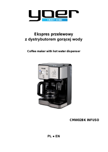 Handleiding Yoer CMW02BK Infuso Koffiezetapparaat