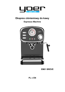 Instrukcja Yoer EM01W Breve Ekspres do espresso