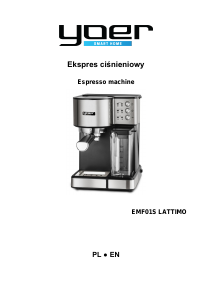 Instrukcja Yoer EMF01S Lattimo Ekspres do espresso