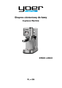 Instrukcja Yoer EM02S Lungo Ekspres do espresso