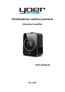 Instrukcja Yoer HU01W Aqualio Nawilżacz