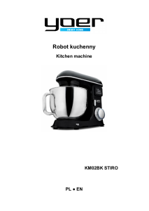 Manual Yoer KM02BK Stiro Stand Mixer