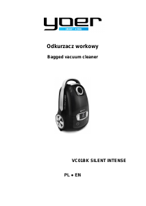 Manual Yoer VC01BK Silent Intense Vacuum Cleaner