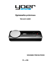 Manual Yoer VSS01BK Fresh-Food Vacuum Sealer