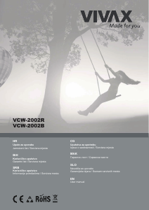 Manual Vivax VCW-2002B B2 Vacuum Cleaner