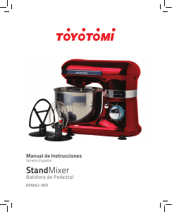 Manual de uso Toyotomi BP8062-RED Batidora de pie