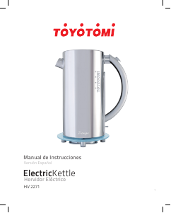 Manual de uso Toyotomi HV2271 Hervidor