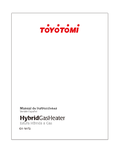 Manual de uso Toyotomi GH-NH72 Calefactor