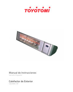 Manual de uso Toyotomi SW2084BT Calefactor